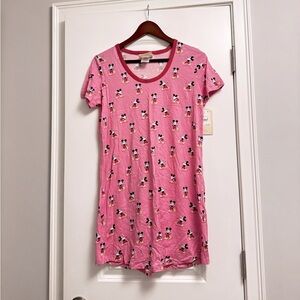 Disney Pink Sleepwear with Mickey Mouse Design